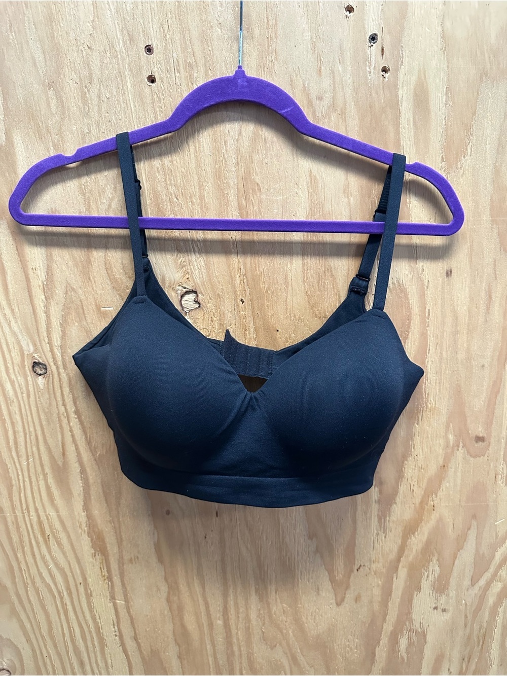 Truekind® Daily Comfort Wireless Shaper Bra large black